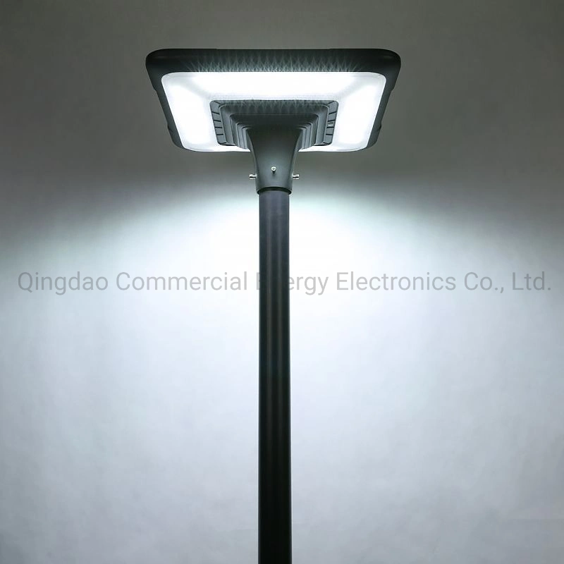 50W UFO Integrated Post Lamp Wireless Solar Street Courtyard Light