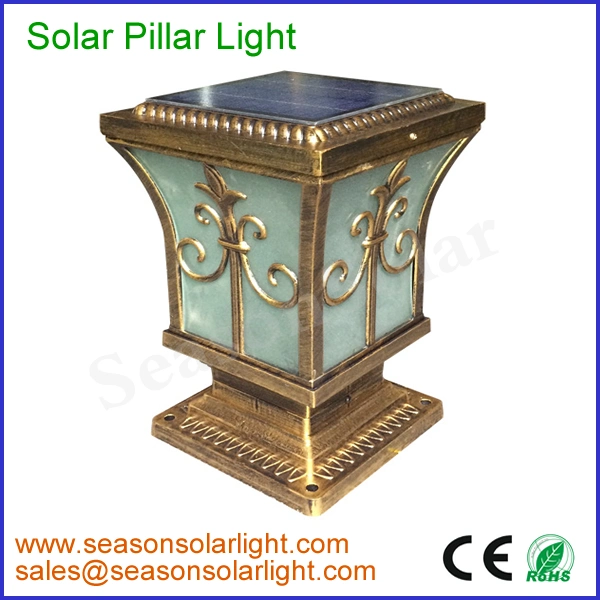 High Lumen LED Decorative Light Solar Fence Post Cap Light for Outdoor Lighting