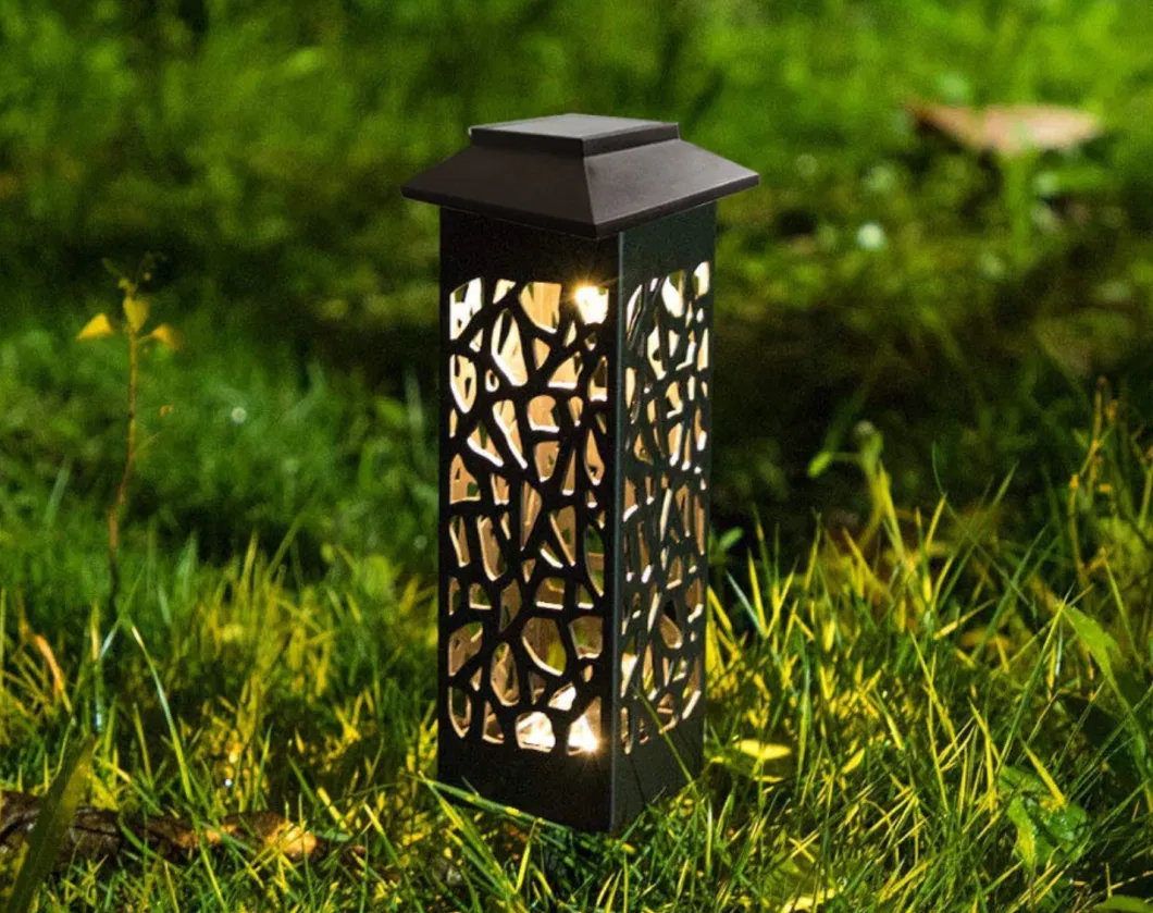 Solar Garden Lights, Bright Pathway Outdoor Garden Stake Stainless Steel Waterproof Wireless Sun Powered Landscape Lighting for Yard Patio Walkway