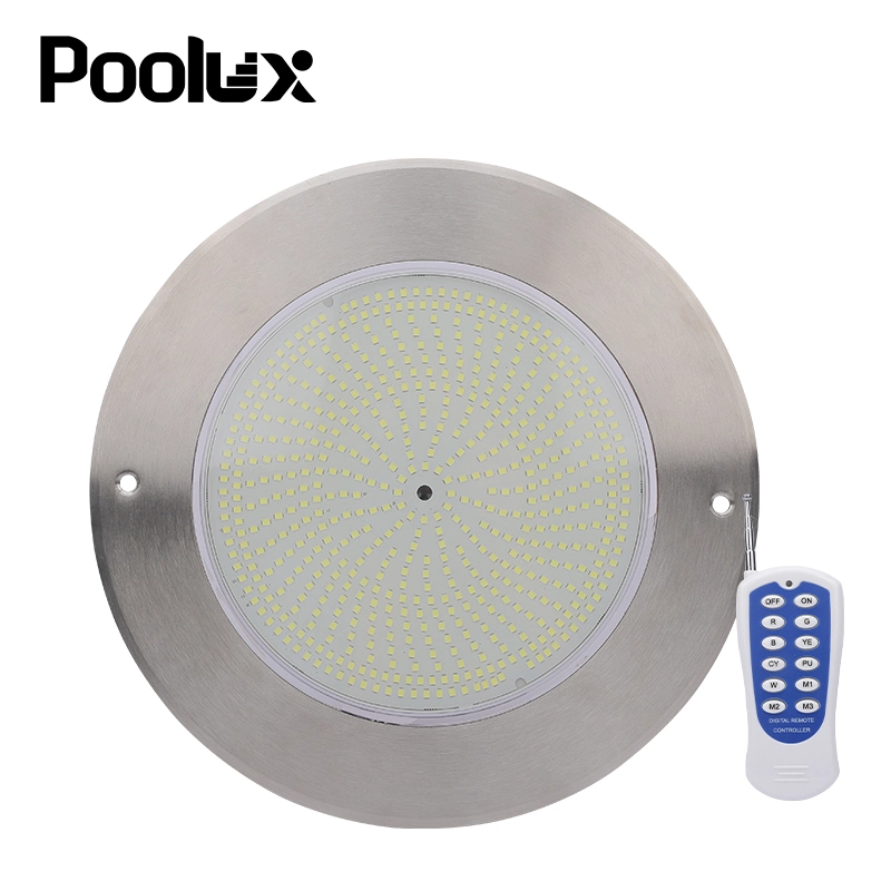 Stainless Steel IP68 RGB Nicheless 12V Low Voltage Wall Mounted Submersible LED Swimming Pool Light