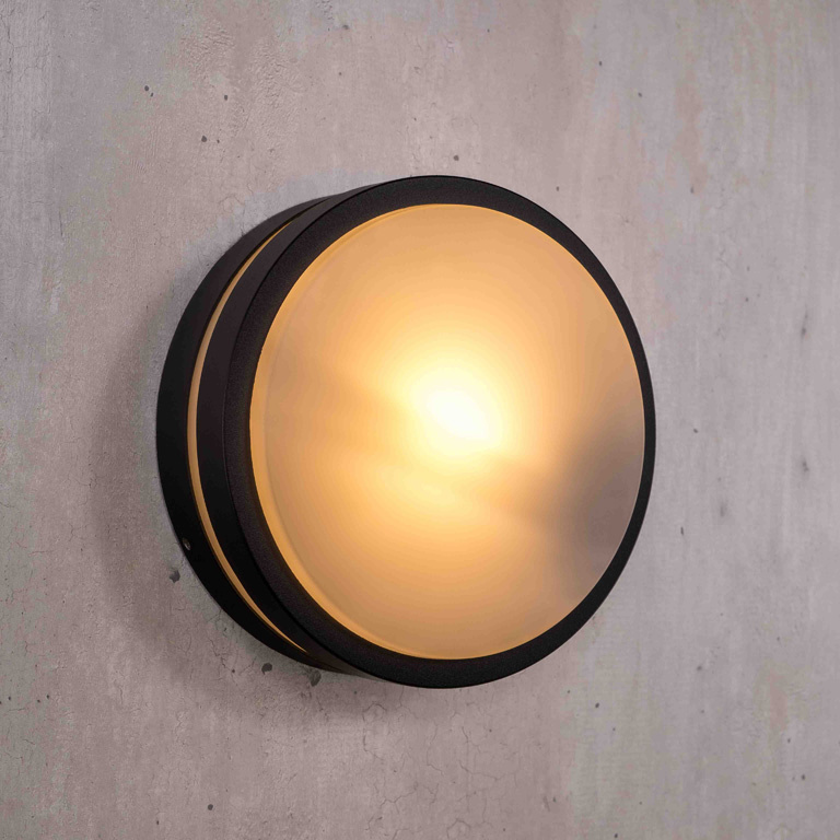 Modern Waterproof Die-Casy Aluminum Round Shape 2*E27 Outdoor Lights for Home Ceiling Exterior