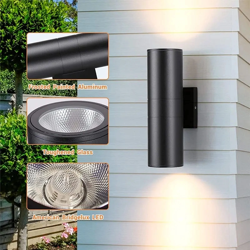 Outdoor Wall Light Sconce Aluminum Waterproof LED Wall Lamps for Patio