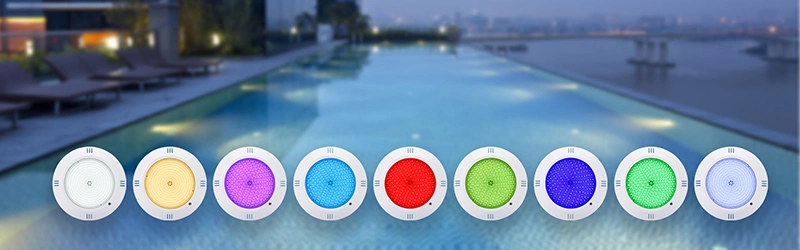 Waterproof IP68 AC12V Wall Mount RGB Color Changing LED Swimming Pool Lights