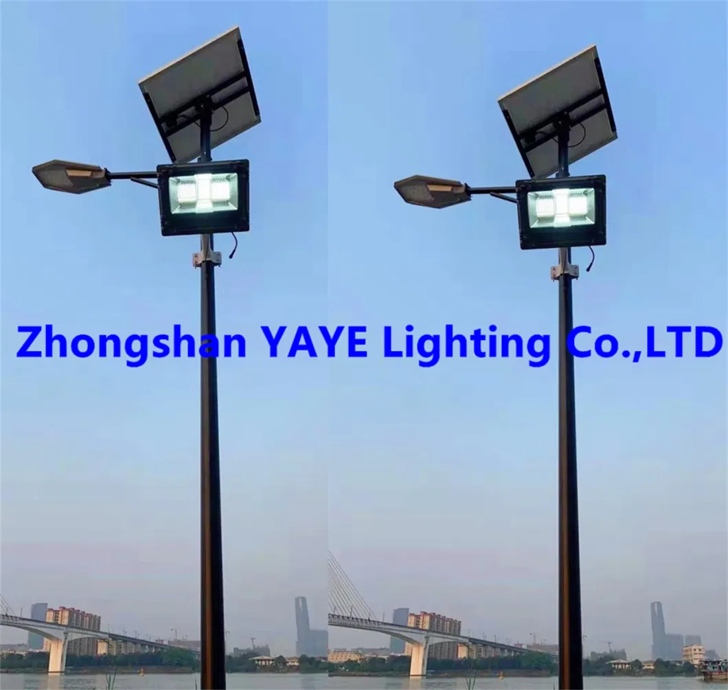 Yaye CE Factory Price Aluminum IP65 Outdoor 100W/200W/300W/400W/500W/600/800W Solar LED Flood Wall Garden Park Pathway Projector Remote Controller Sensor Light