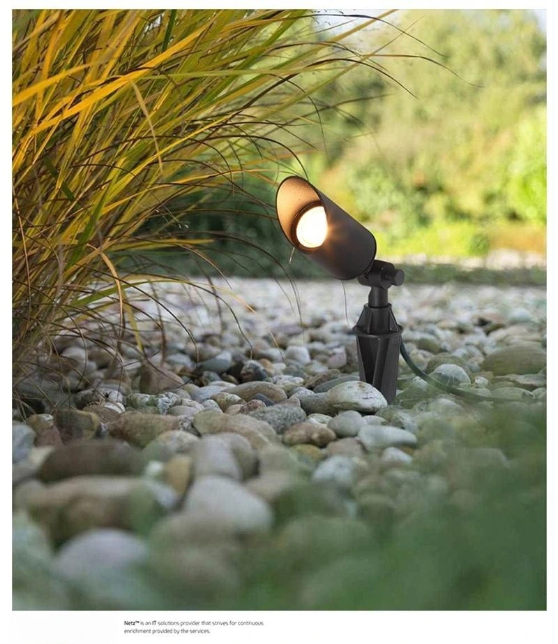 High Quality Aluminum Waterproof IP65 Lamp Lawn Spotlight Outdoor Lighting Garden Spot Light Garden Landscaping LED Spike Garden