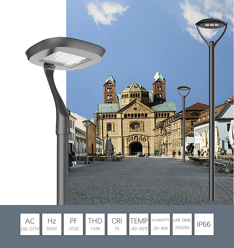 Jd IP66 Waterproof 5 Years Warranty Aluminium LED Road Outdoor Park Lamp Landscape Post Top Garden Street Lights