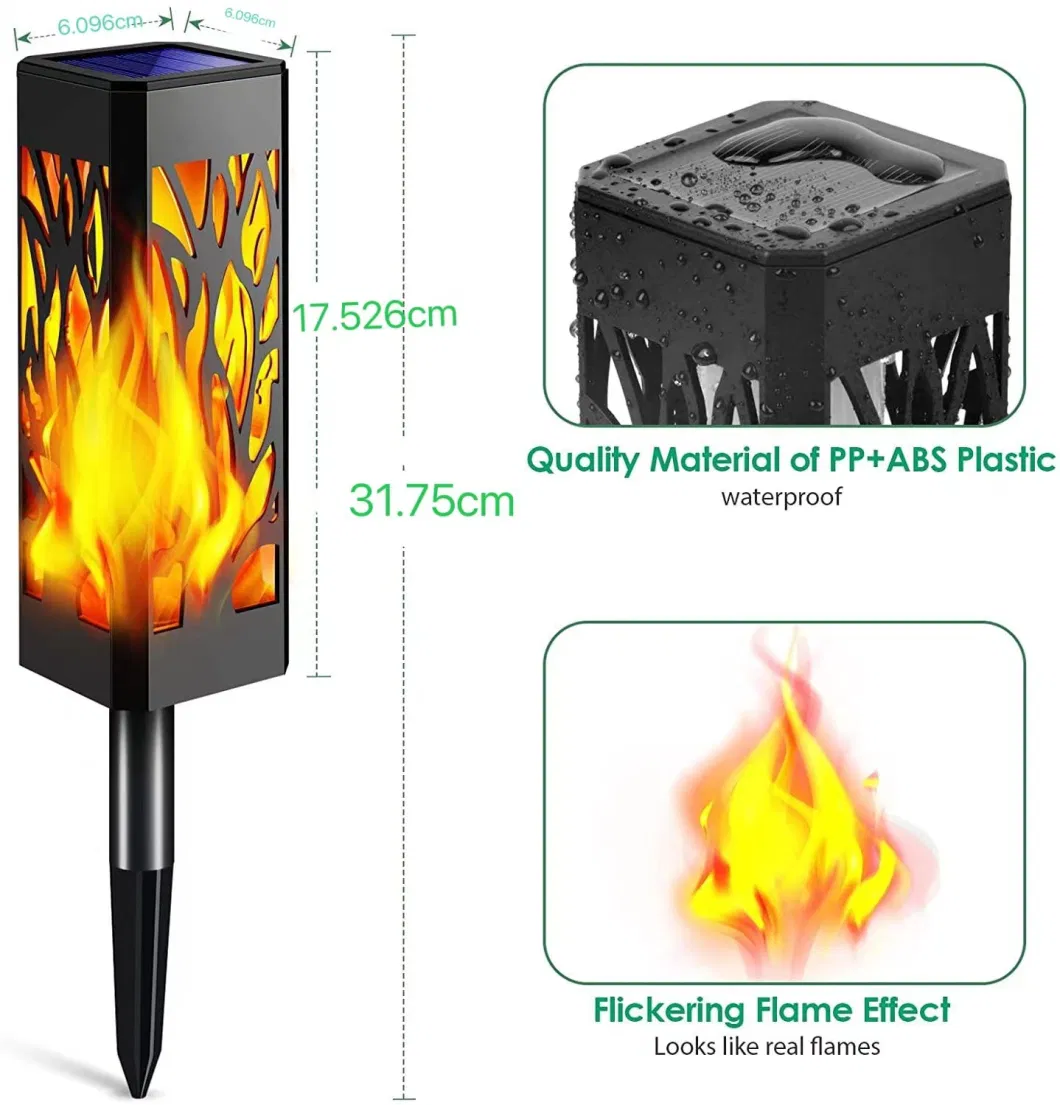 Street Wholesale Fickering Torch Outdoor Backyard Patio High Satisfaction Solar Garden Light