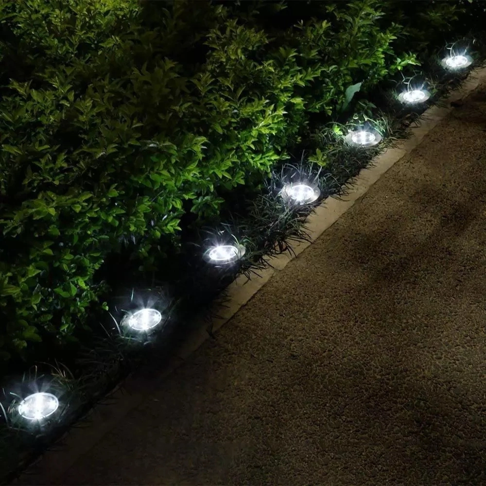 LED Solar Garden Lights Outdoor Solar Powered Lamp Lantern Waterproof Landscape Lighting for Pathway Patio Yard Lawn Decoration