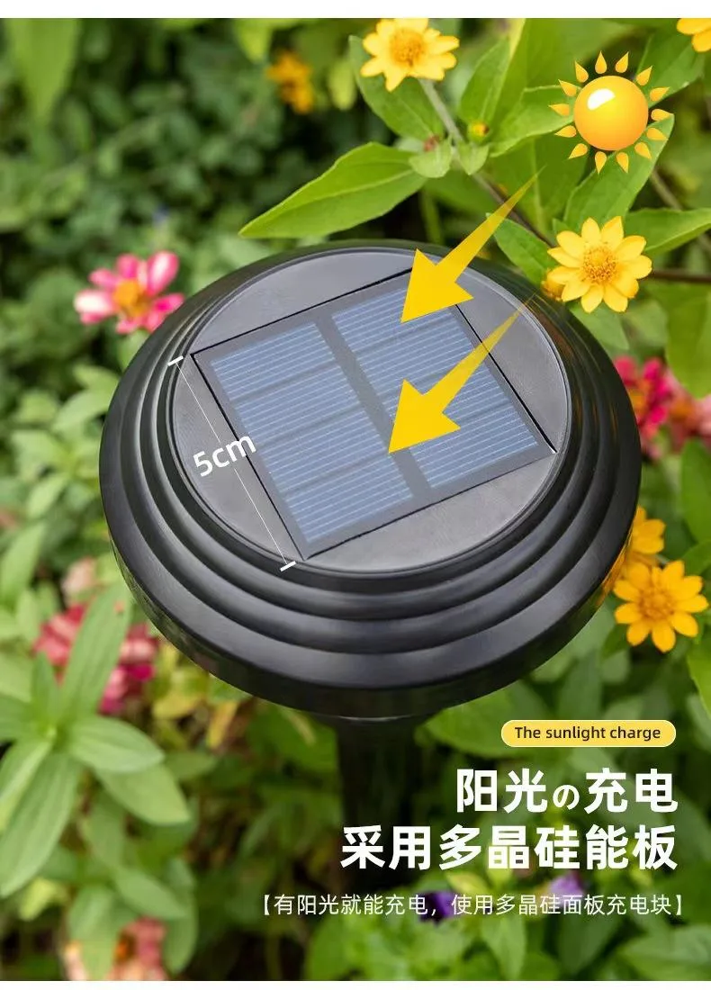 Solar Powered Waterproof IP65 Landscape Lighting Pathway Patio Decoration Outdoor LED Garden Solar Light