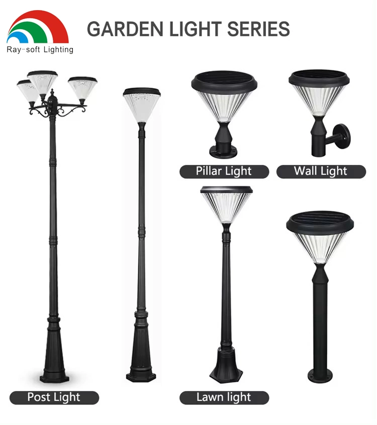 Patio Driveway Landscape Path Garden with Motion Sensor Security Solar Street Lights