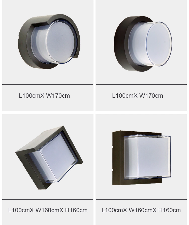 New Party Garden LED Wall Lamp Smart IP65 Outdoor PC Material