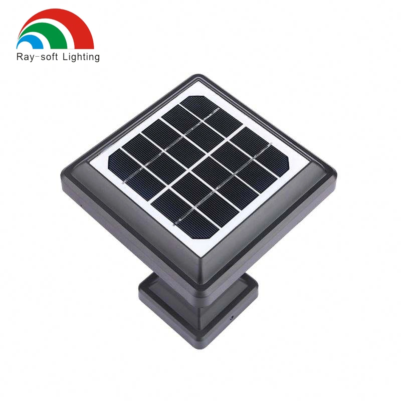 Easy Installation Garden Decoration Lighting Waterproof IP65 Outdoor LED Solar Powered Pillar Lamp