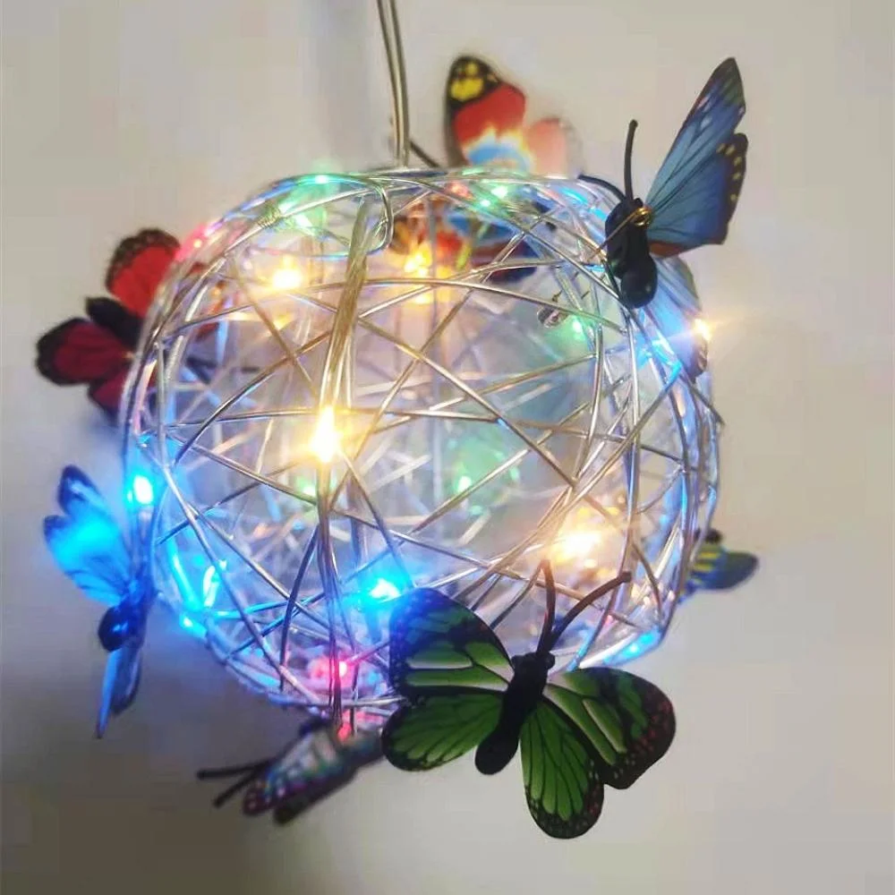 Waterproof Butterfly Ball Solar Light Garden Decorative Outdoor Ci21881