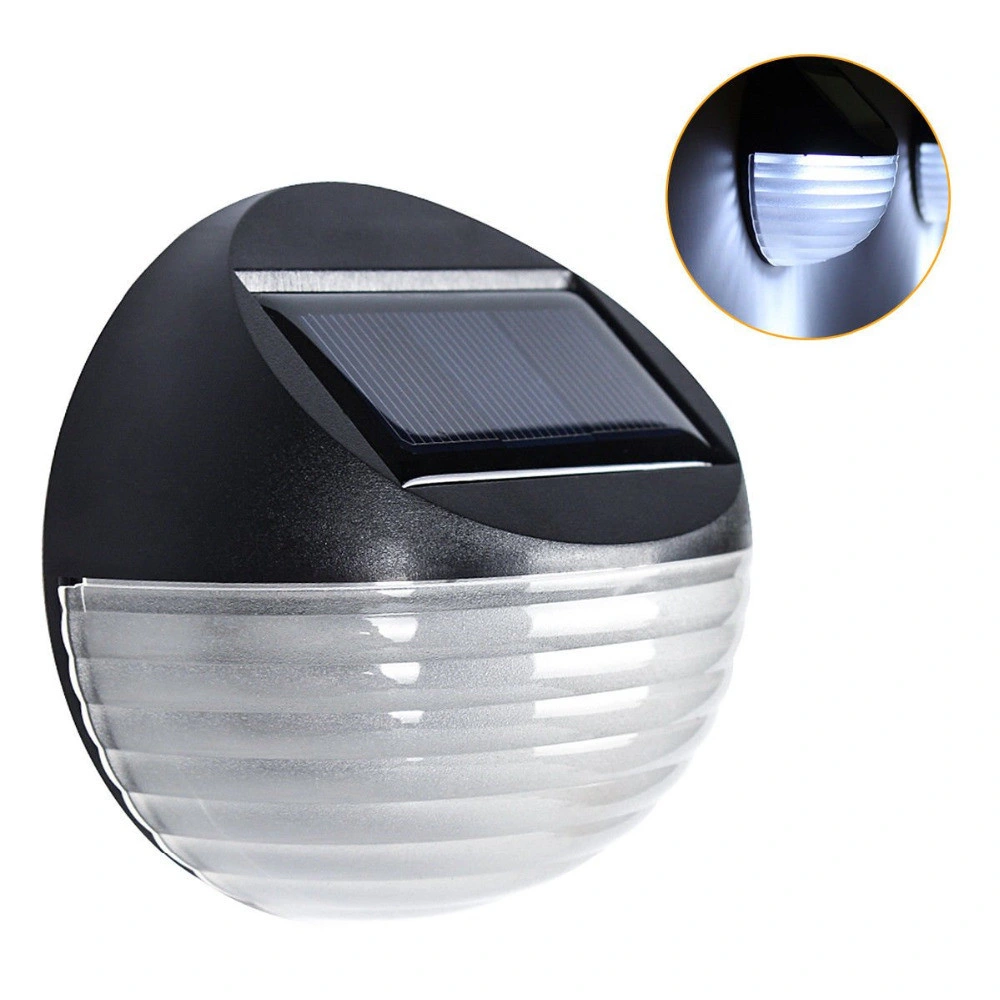 Solar Fence Lights Waterproof LED Solar Lamp for Outdoor Pathway, Yard, Patio, Stairs, Step and Fences