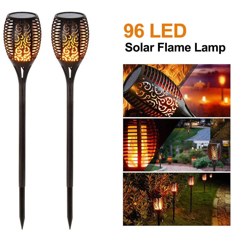 Dancing Flickering Lamp Solar Torch Lights Solar Flame Flickering Lamp Torch Waterproof Light Garden Path Lights Bl18066