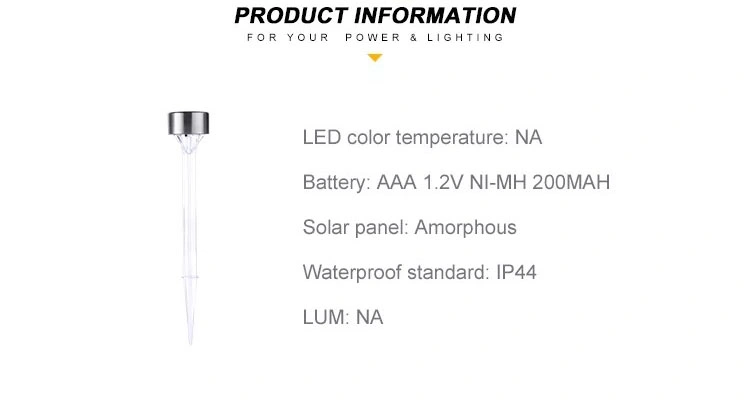 Stainless Steel Waterproof IP65 LED Solar Garden Lights Outdoor Solar Flood Light