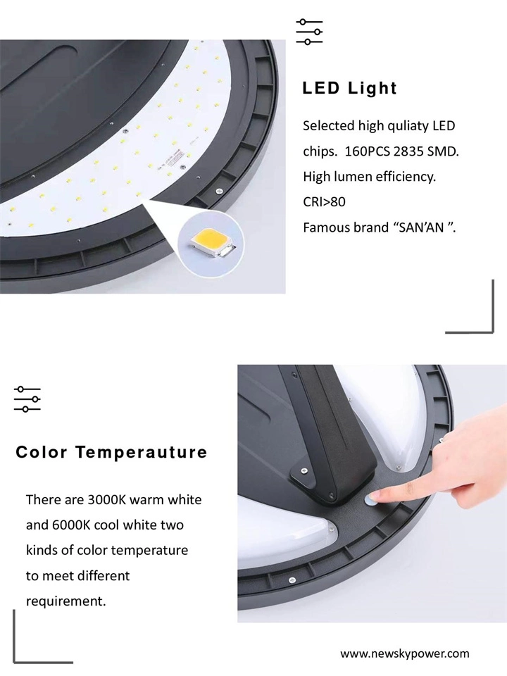 Solar LED Street Road Path Park Courtyard Garden Lamp Light High