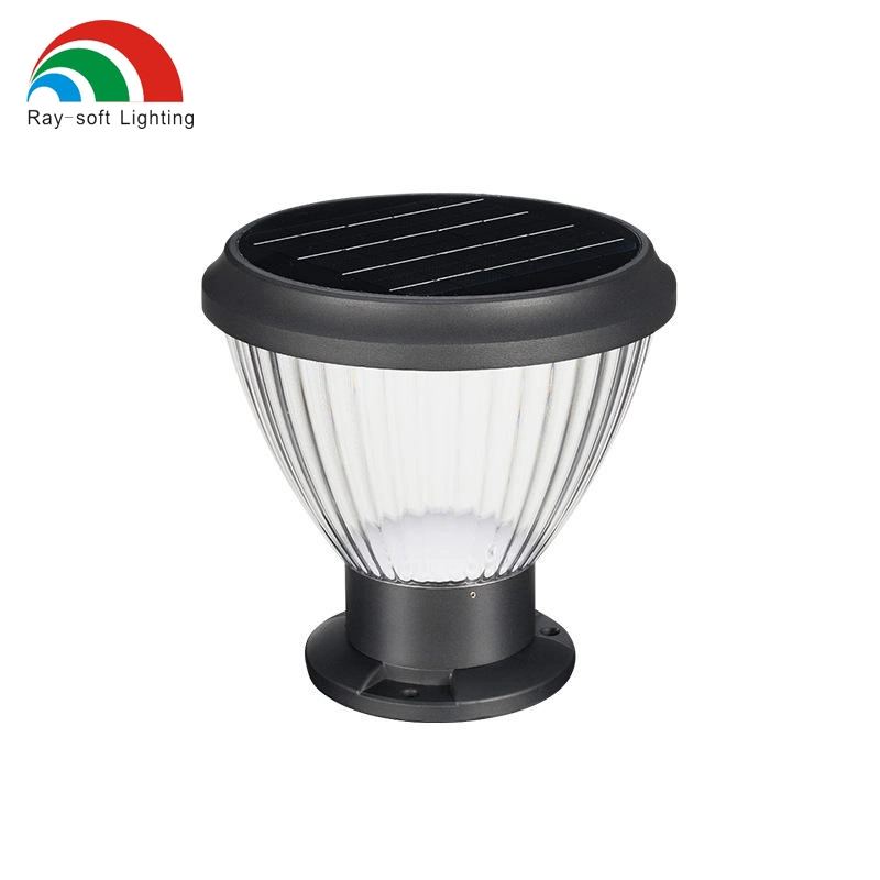 Easy Install Outdoor IP65 Waterproof LED Solar Pillar Light Garden Gate Deck Fence Post Lamp