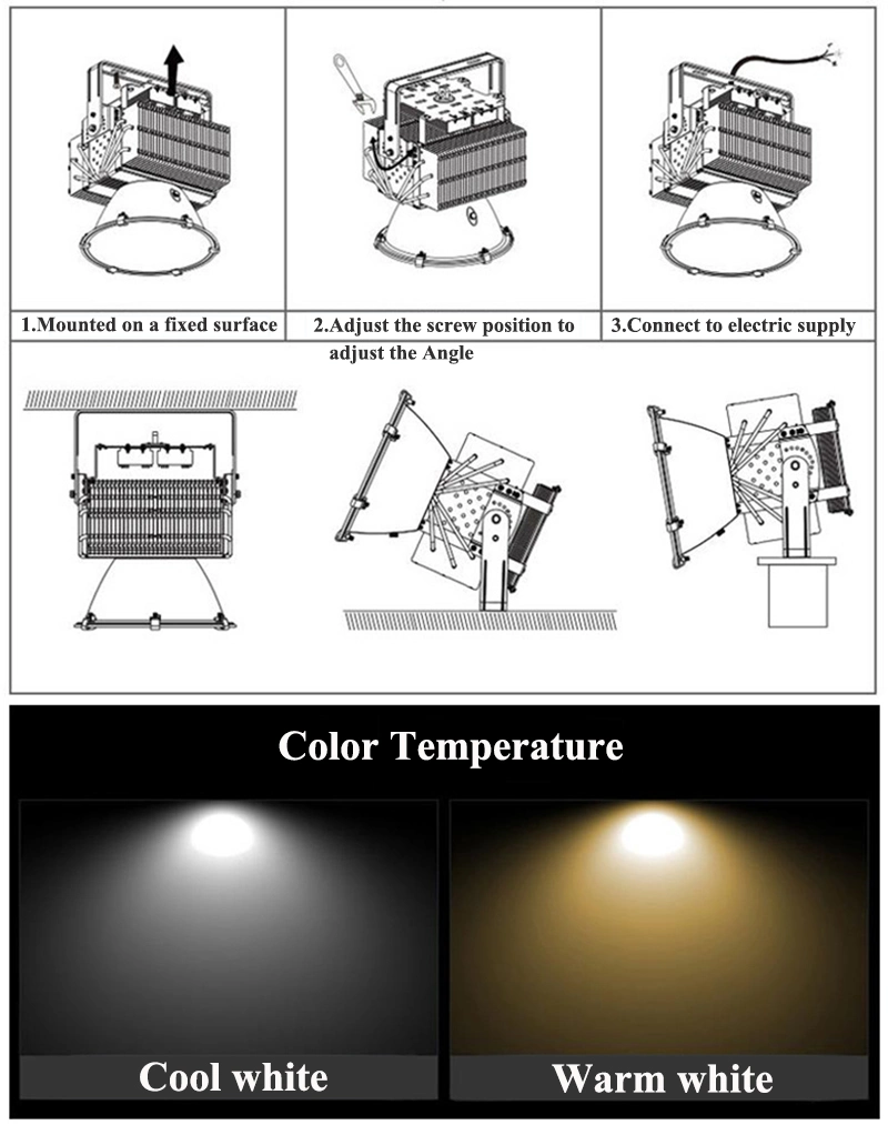 Promotion Luminaire 5000K 3000K 600W 800W Wholesale Tunnel Outdoor Explosion Proof IP66 LED High Bay Light Outdoor Patio Lights General Lighting