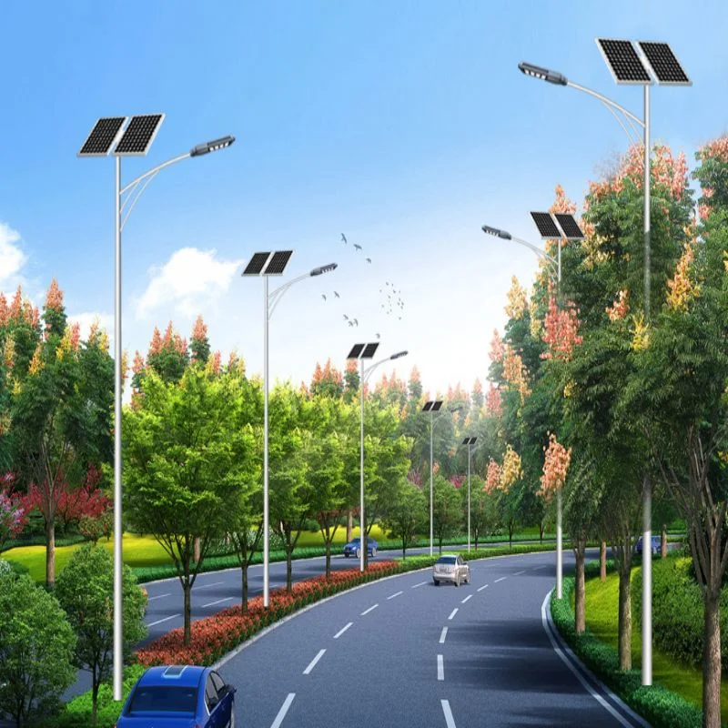 New Design Intelligent LED Garden Solar IP65 Waterproof Outdoor LED Street Light