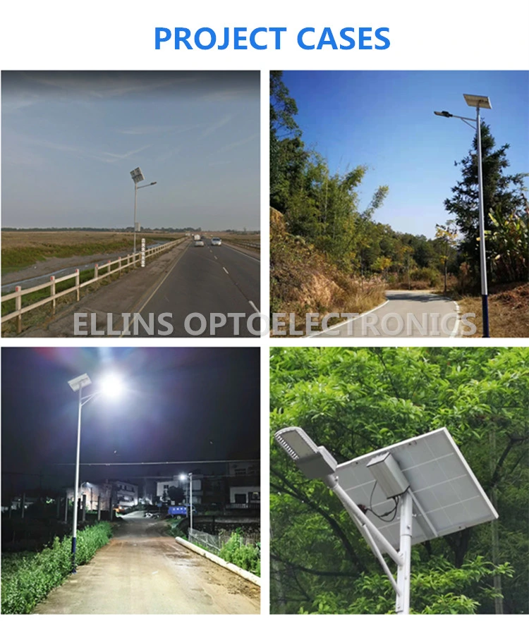 Outdoor Integrated All in One LED Solar Powered Street Lamp for Garden