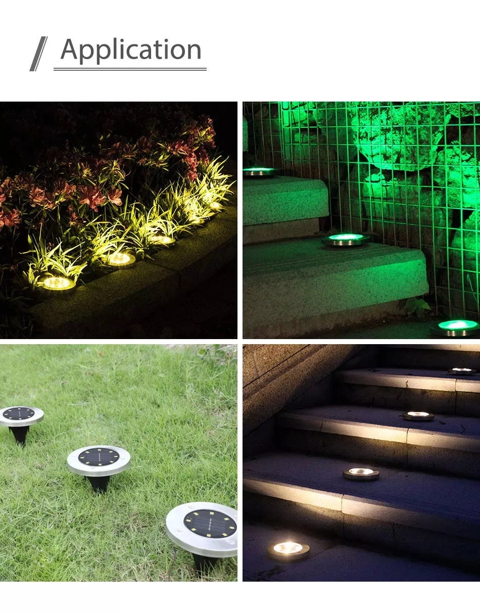 LED Solar Garden Lights Outdoor Solar Powered Lamp Lantern Waterproof Landscape Lighting for Pathway Patio Yard Lawn Decoration