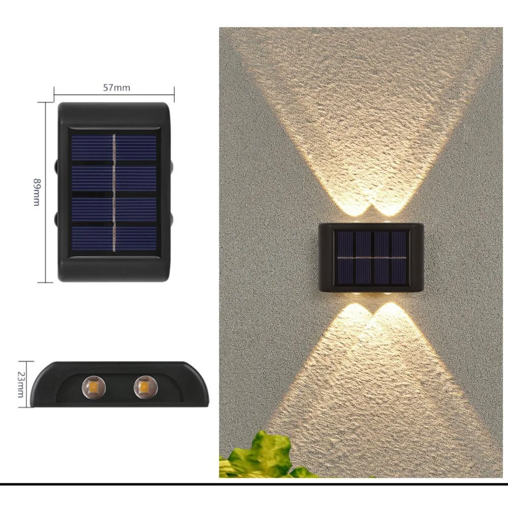 Down Wall Light Solar Decorative Lighting Patio Outdoor Fence Solar Ci25142