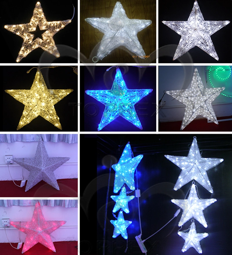 Christmas Star Price Christmas Street Light Fairy Shaped Ring Decoration Night Acrylic Lamp Stars