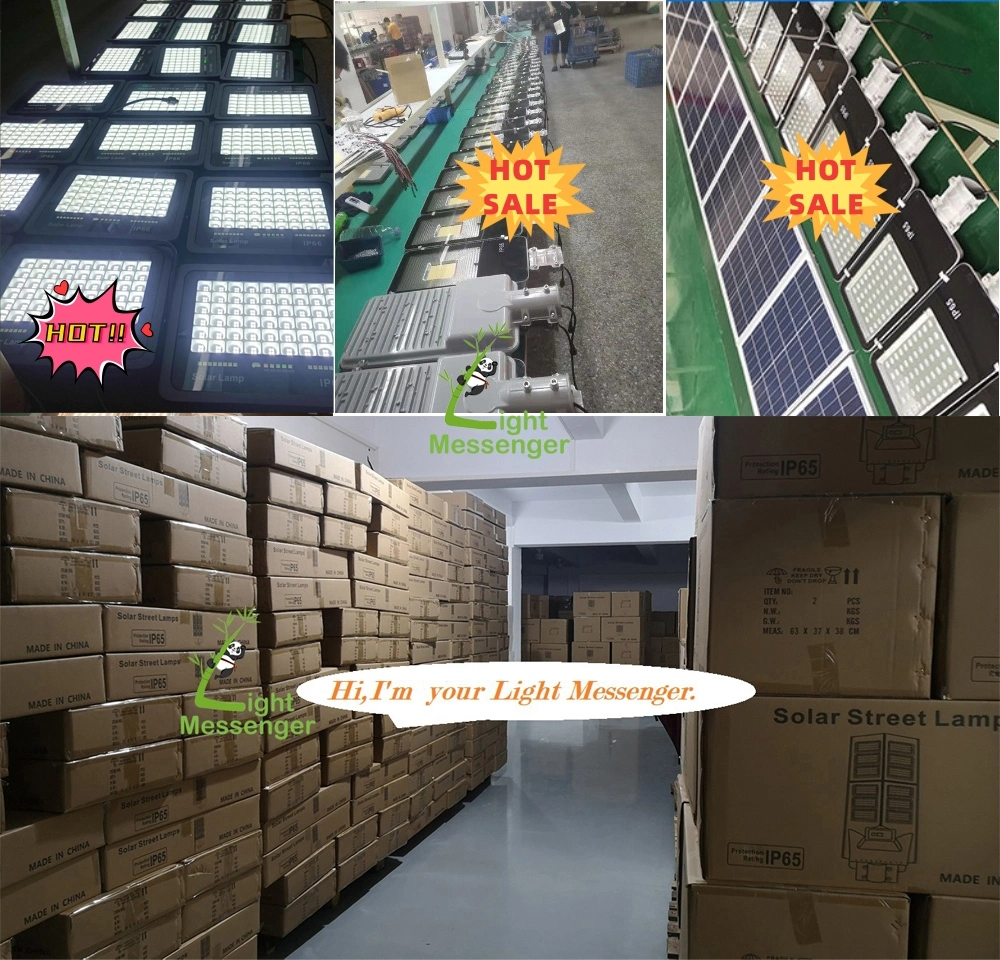 Light Messenger Hot Sale Super Bright IP66 Waterproof Solar Energy Saving Lamp Outdoor Parking Lot Garden Court 100W 200W LED Solar Flood Light Manufacturer