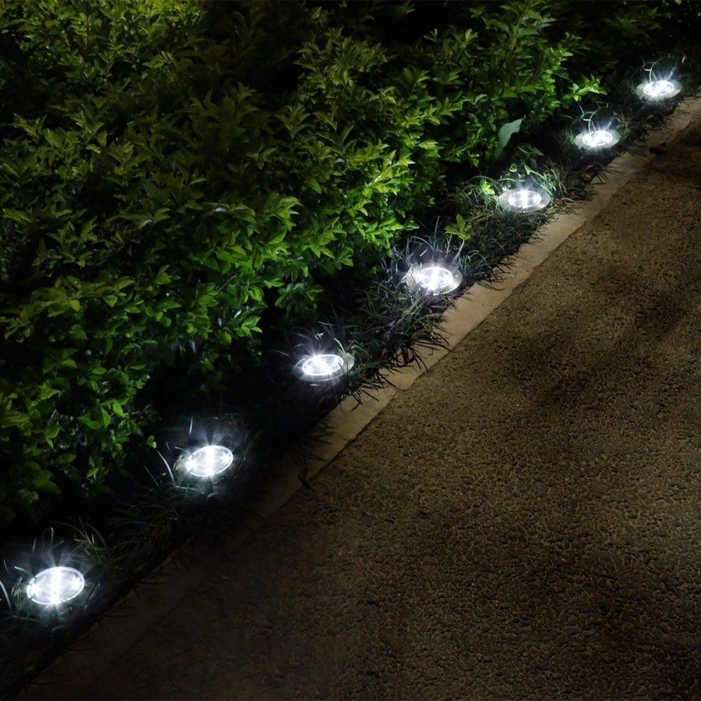 Waterproof Garden Solar Lights Path in-Ground Landscape Underground Lamp