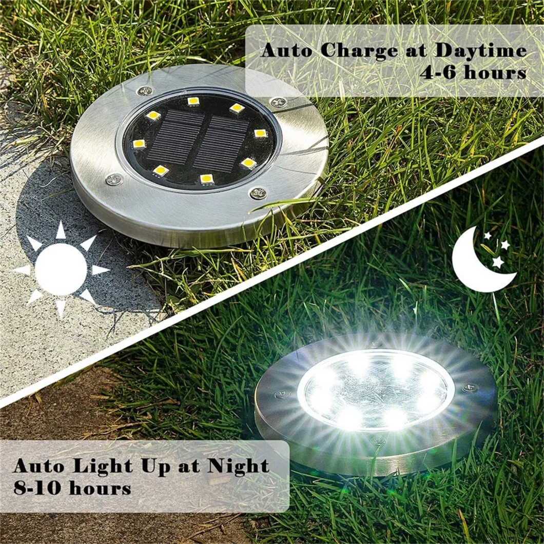 Solar Powered Garden Lights for Outdoor Pathway Lawn Yard Patio Walkway