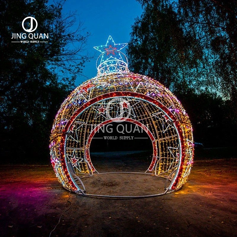 Christmas Party Landscaping Ornament LED Arch Ball Motif Lights Commercial Customized Lights Luxury Lighting Decoration