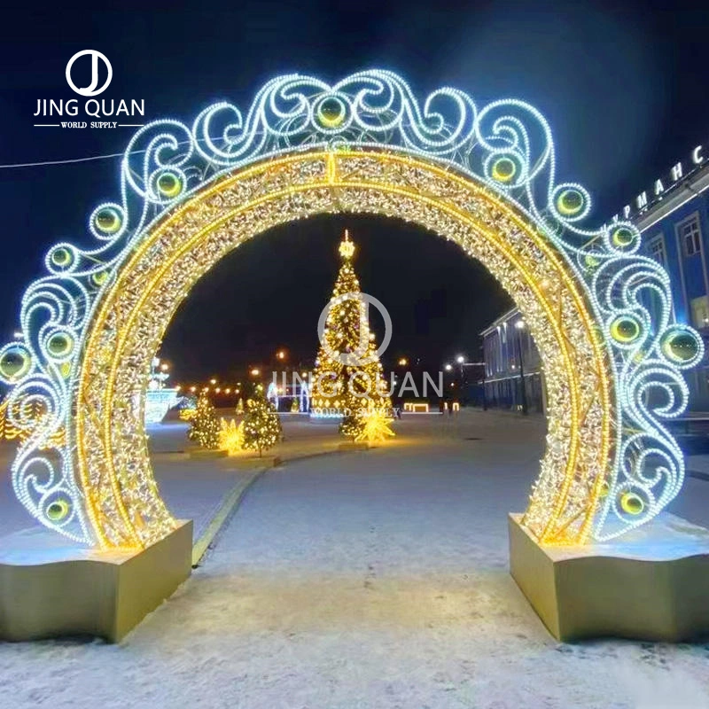 3D Artificial Ornaments Sphere Waterproof Christmas Arch Ball Light China Wholesale Luxury Lighting Decoration