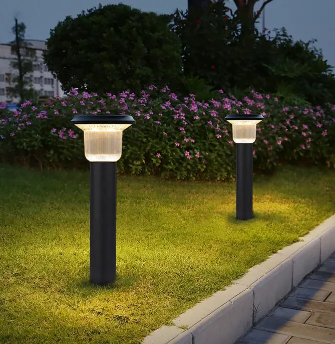 IP65 Outdoor Die-Casting Aluminum Lawn Landscape Pathway LED Lamp Solar Garden Light for Yard Pathway Walkway Decoration Resident