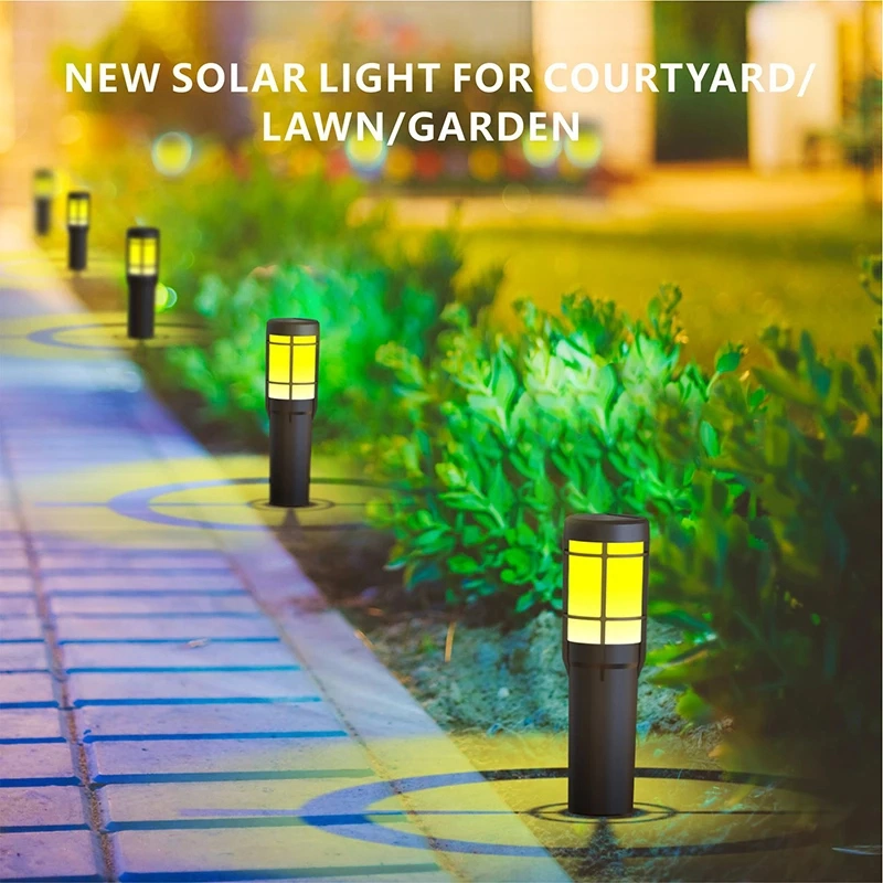 Landscape Pathway Decorative Lights Solar Powered LED Ground Solar Garden Light