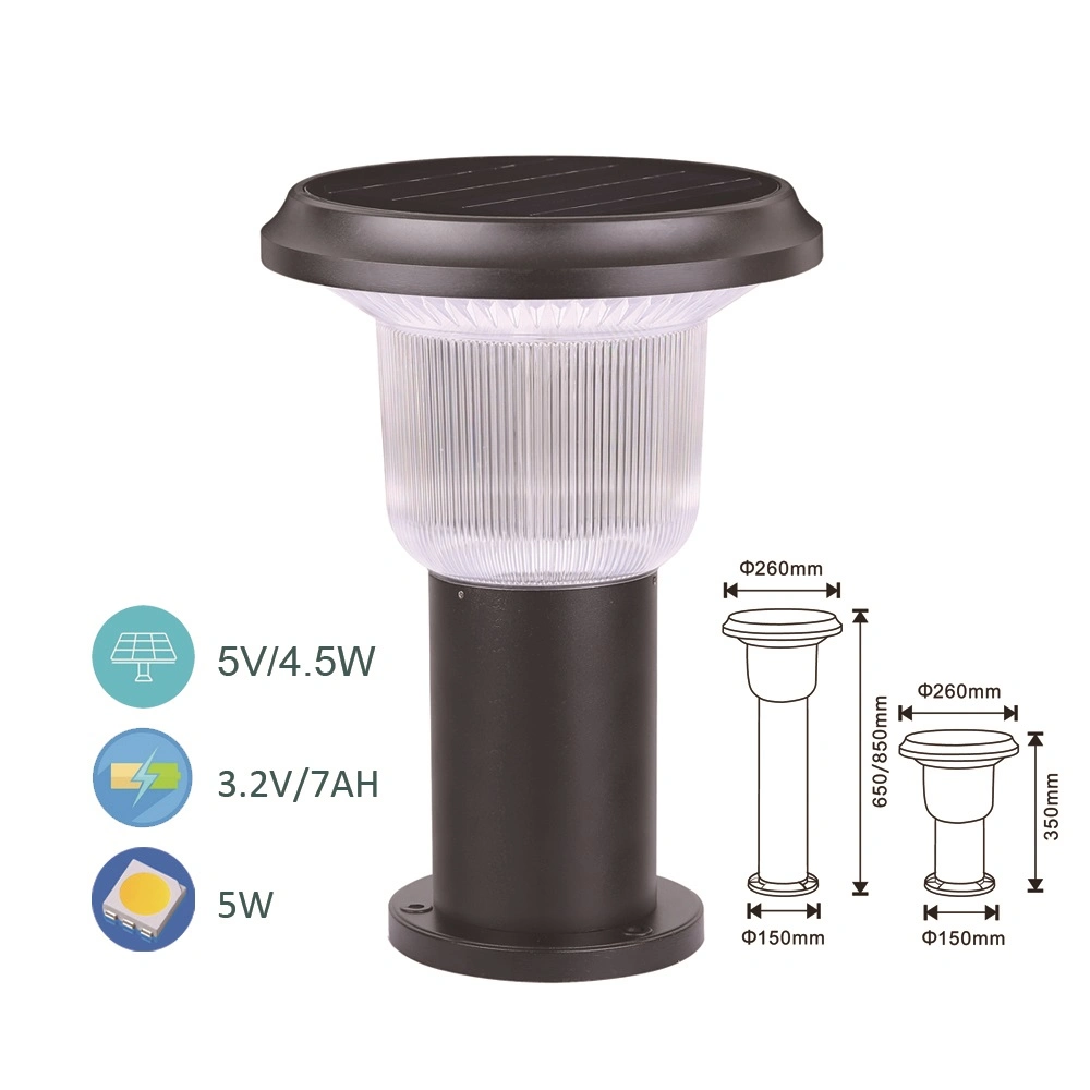 Outdoor IP65 Solar Light Garden for Lawn, Patio, Yard, Walkway, Deck, and Driveway 350 Height