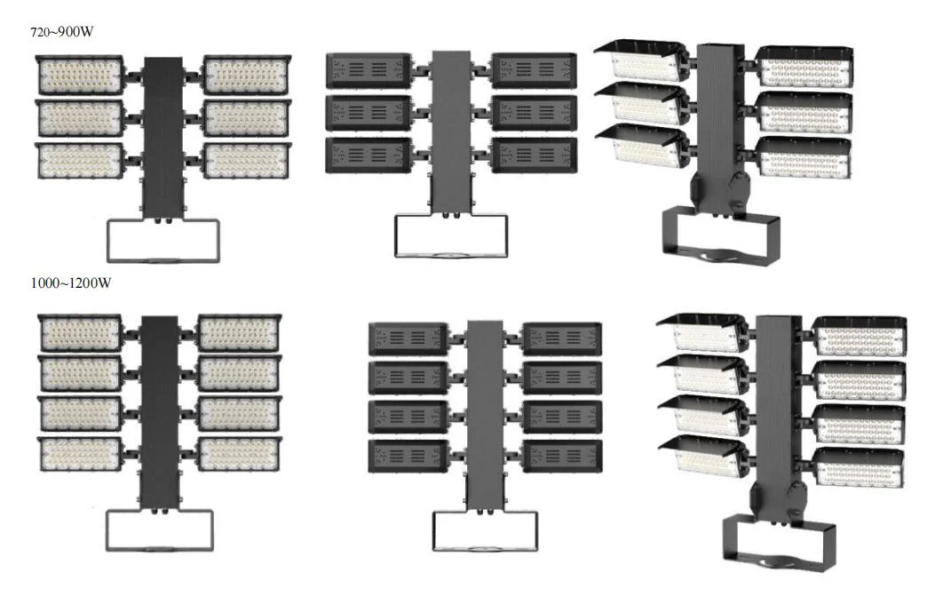 Hot Selling 1000W 1200W Outdoor Sport Golf Course Basketball Arena Badminton Court Field Apron LED High Mast Stadium Light