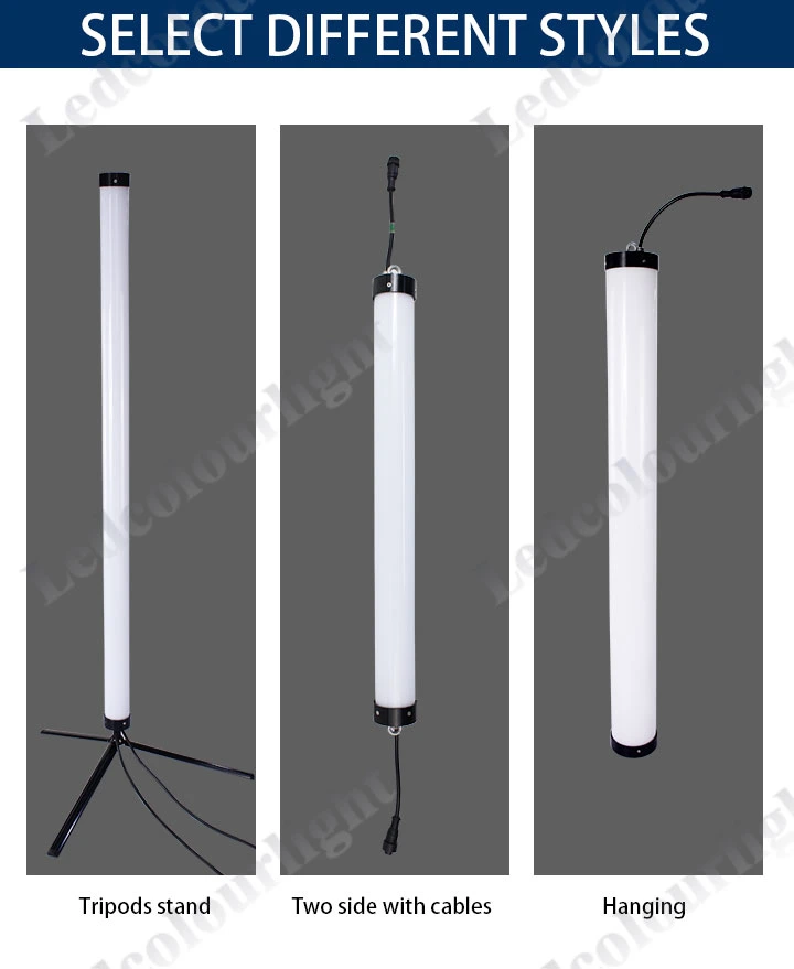 Wholesale Addressable Shadowless LED Tube Outdoor Lights for Stage Garden Decoration