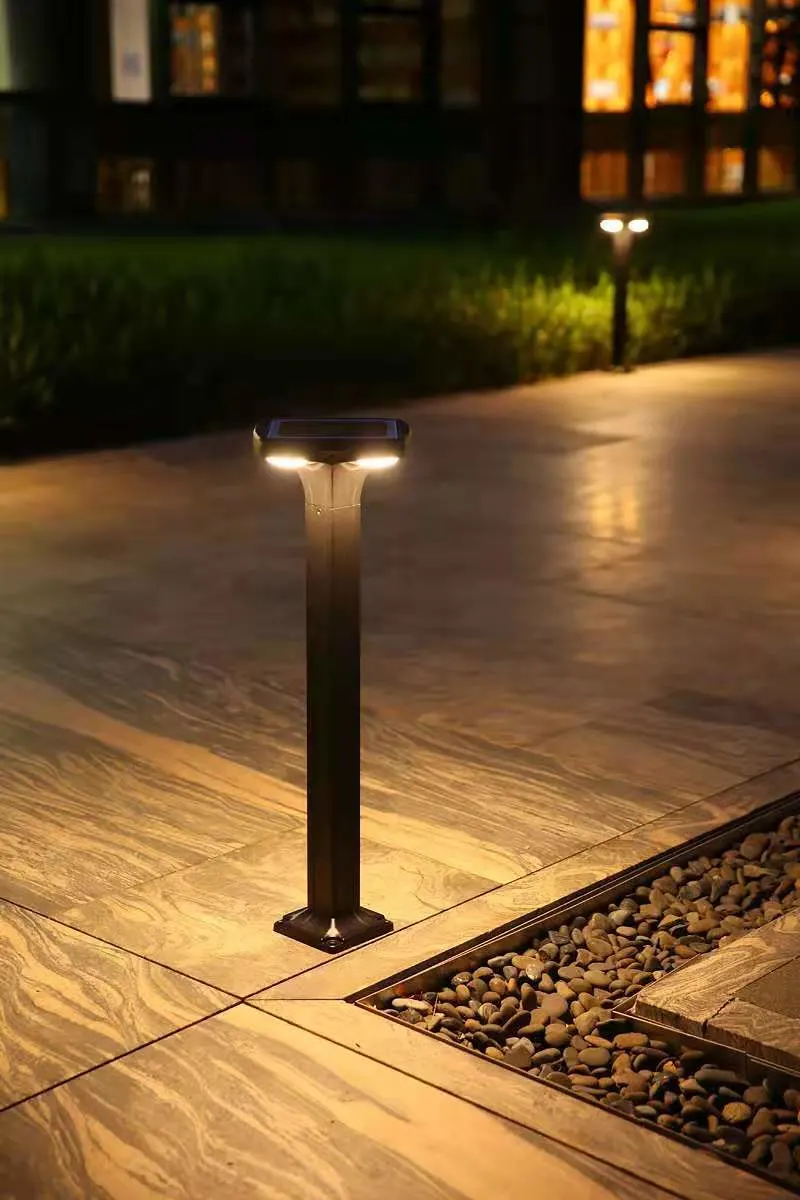 Waterproof Outdoor Landscape Lamp LED Solar Power Garden Light for Pathway Lawn Patio Yard Walkway Driveway Path Courtyard Lighting