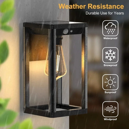 Aluminium Solar Wall Light Outdoor