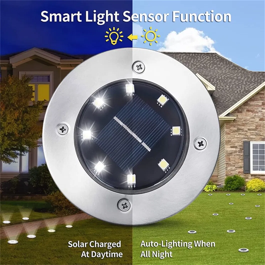 Solar Powered Garden Lights for Outdoor Pathway Lawn Yard Patio Walkway