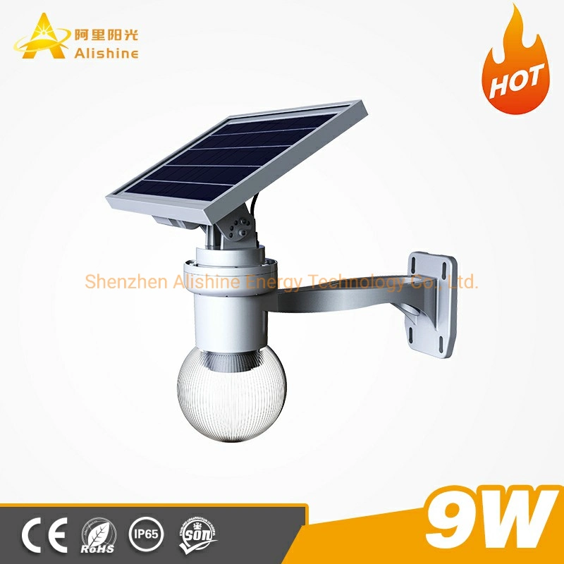 12W Solar Powered LED Street Light for Road Path Garden Square