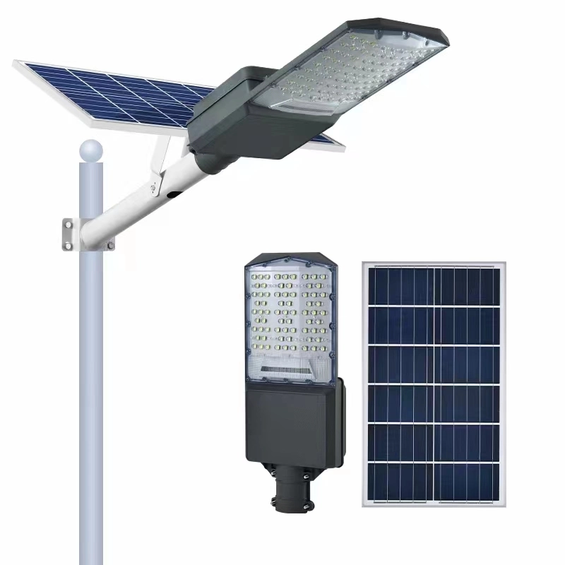 Waterproof LED Solar Street Light Backyard Street Lamps Security Flood Lighting Wall Lamp Super Bright Split Solar Streetlight