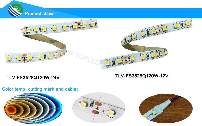 Cabinet Lighting Flexible Strip Bendable Exterior Waterproof Outdoor LED Tape Light