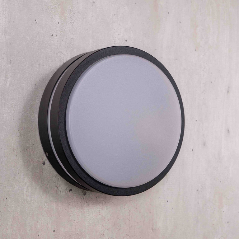 Modern Waterproof Die-Casy Aluminum Round Shape 2*E27 Outdoor Lights for Home Ceiling Exterior