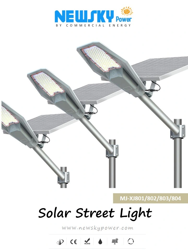 Factory Mj-Xj 300W 400W High Power LED Solar Power Street Lamp for Road Garden Patio