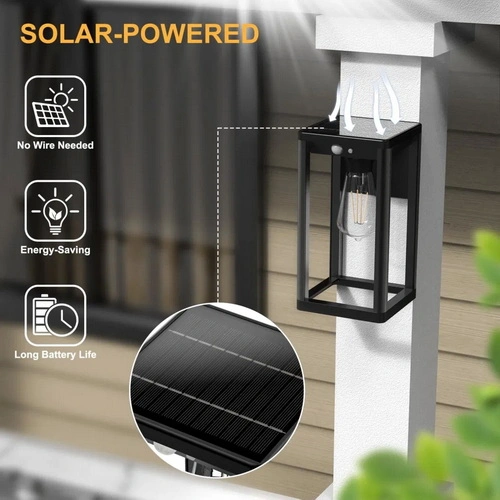 Aluminium Solar Wall Light Outdoor