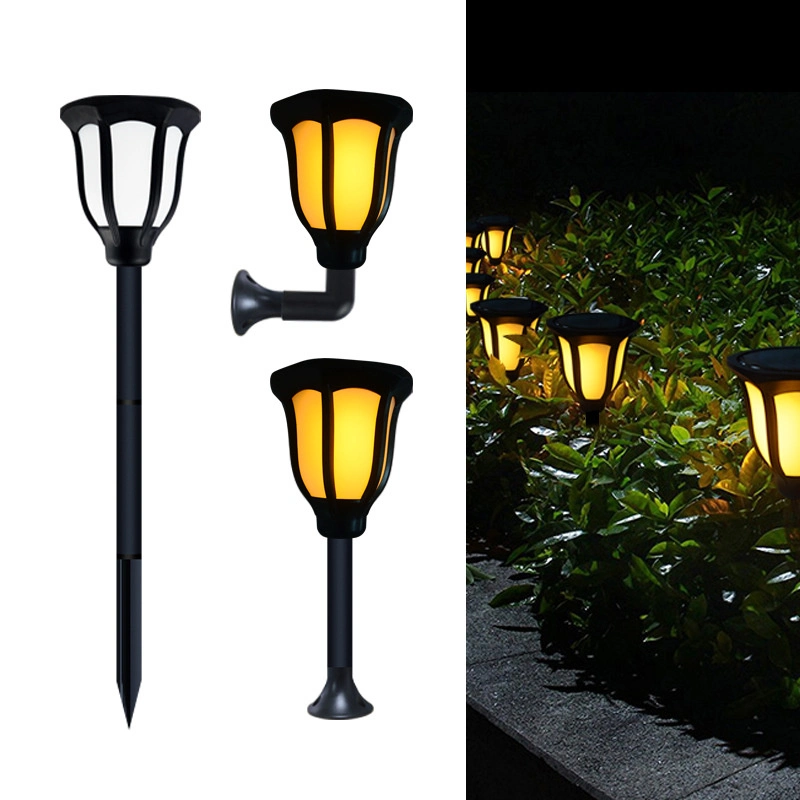 Waterproof 2 Installations Warm White Garden Decoration Outdoor LED Solar Lights