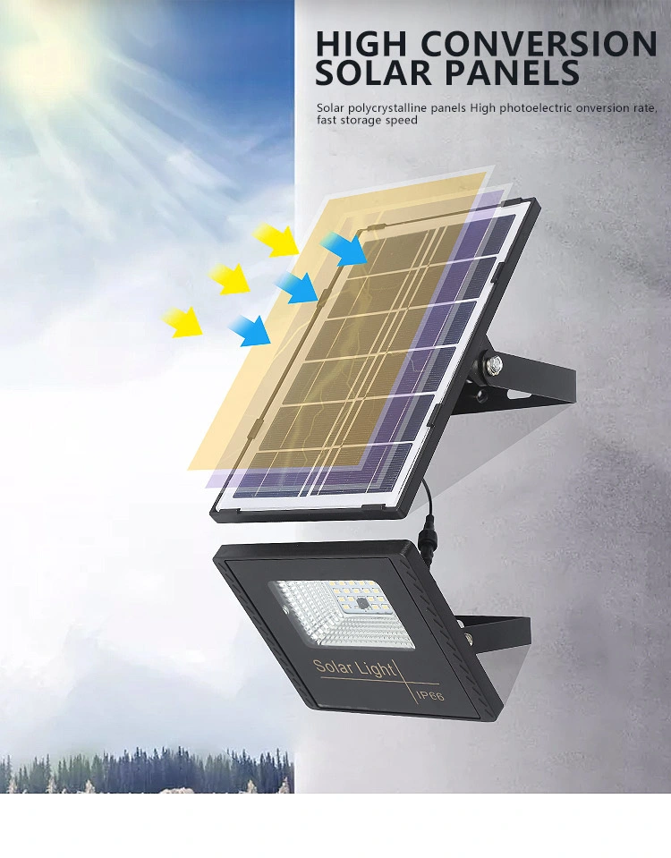 Hot Sell IP65 Outdoor Using Waterproof Solar Flood Light 150 Solar LED Floodlights for Garden