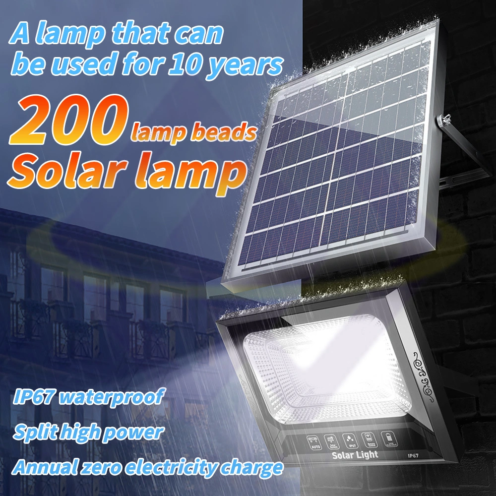 High Quality Solar LED Flood Light Controller Outdoor Floodlight Super Bright Garden Waterproof Solar Light